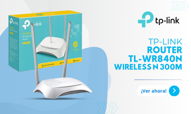 ROUTER TP-LINK TL-WR840N WIRELESS N 300M